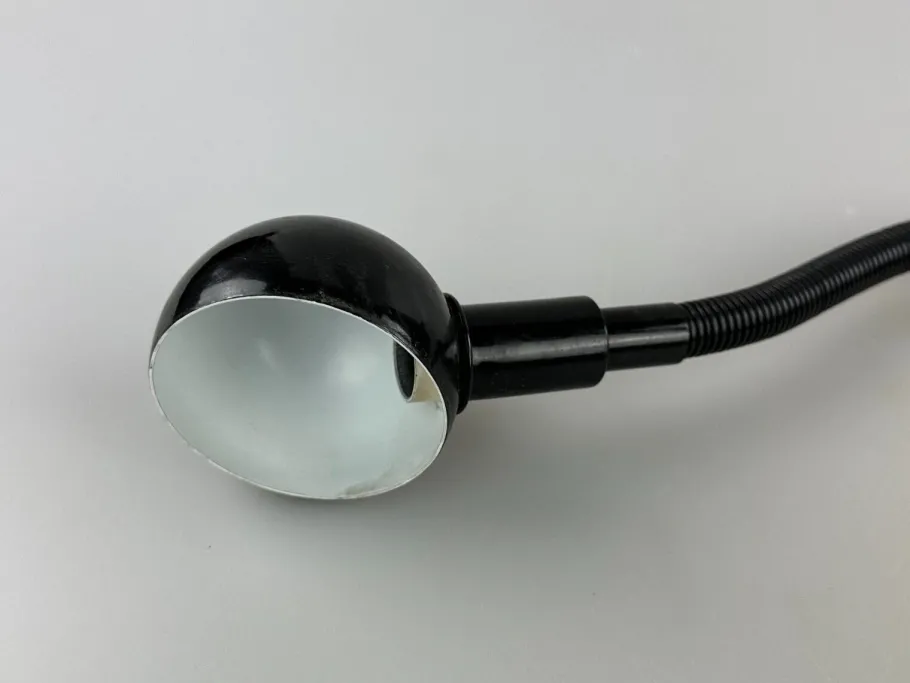 Clearance Pamono Space Age Gooseneck Clamp Lamp in Metal, 1960s