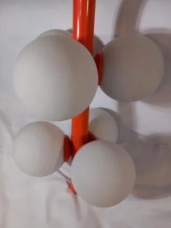 New Pamono Space Age Hanging Lamp, 1970s