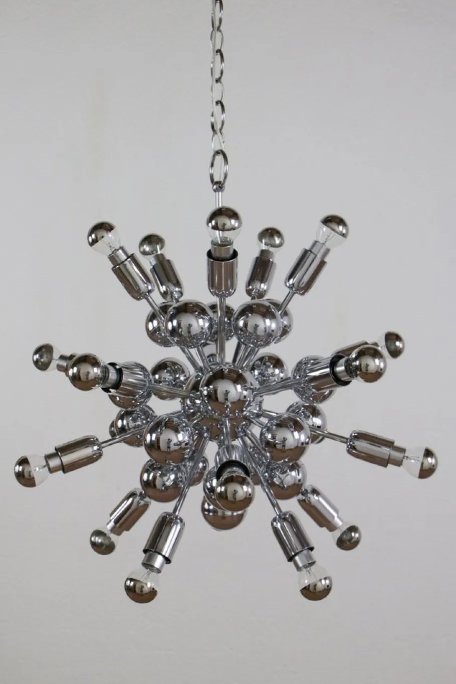 Hot Pamono Space Age Italian 20-Light Sputnik Chandelier by Reggiani Goffredo, 1965