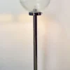 Pamono Space Age Italian Metal and Murano Glass Floor Lamp from Mazzega, 1970s