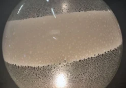 Pamono Space Age Italian Metal and Murano Glass Floor Lamp from Mazzega, 1970s