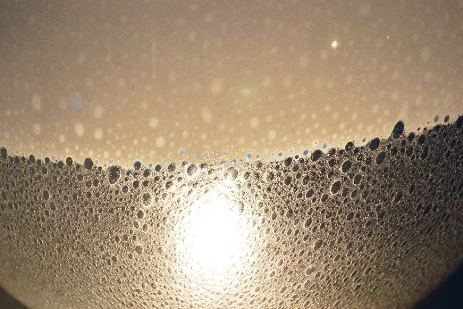 Pamono Space Age Italian Metal and Murano Glass Floor Lamp from Mazzega, 1970s