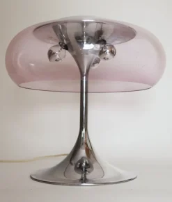 Discount Pamono Space Age Italian Mushroom Table Lamp attributed to Goffredo Reggiani, 1960s