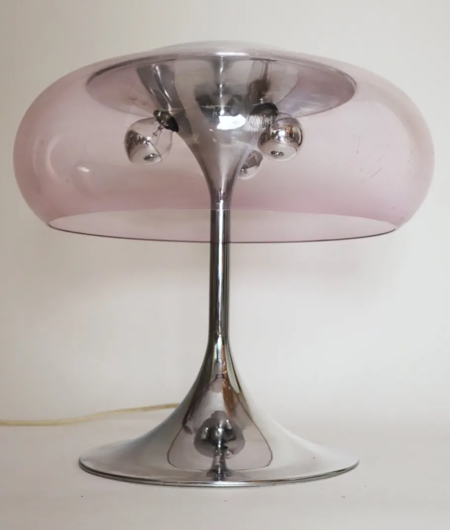 Discount Pamono Space Age Italian Mushroom Table Lamp attributed to Goffredo Reggiani, 1960s