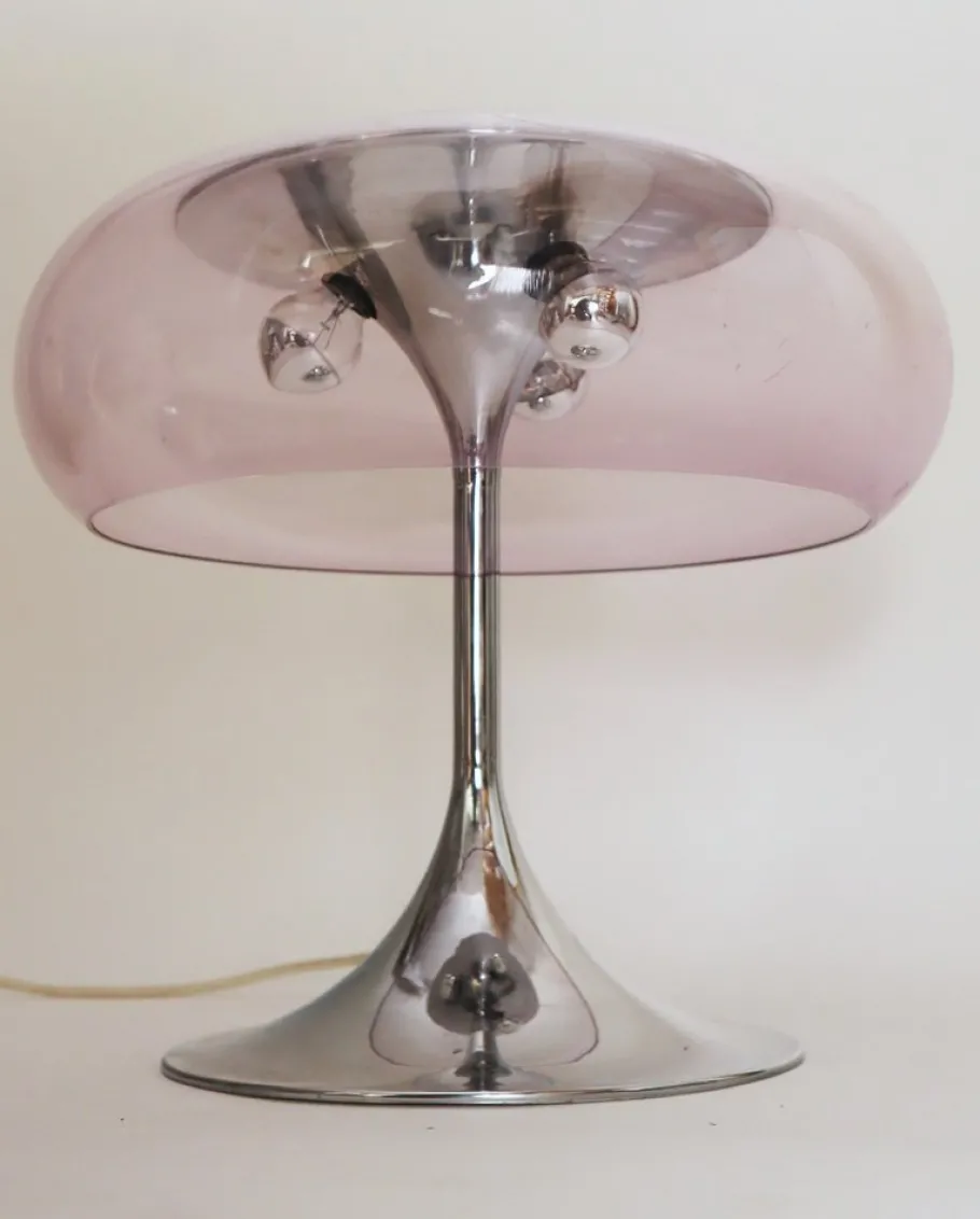 Discount Pamono Space Age Italian Mushroom Table Lamp attributed to Goffredo Reggiani, 1960s
