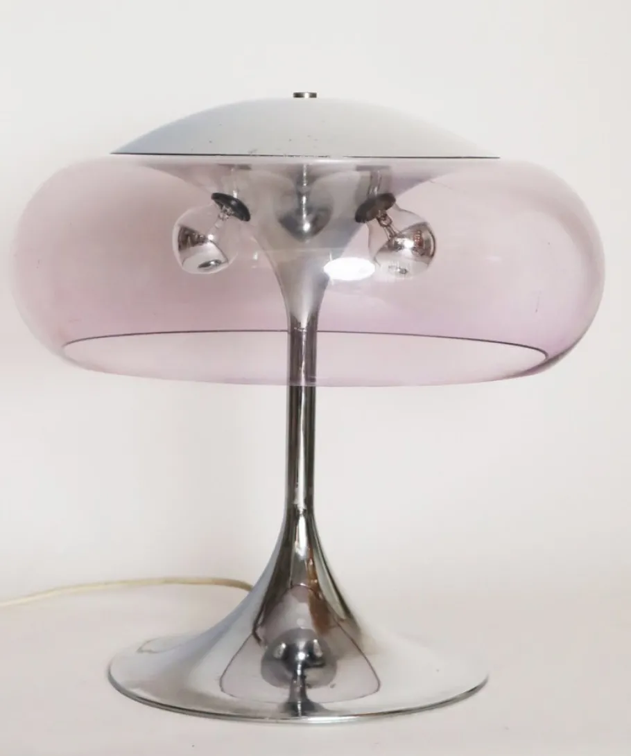 Discount Pamono Space Age Italian Mushroom Table Lamp attributed to Goffredo Reggiani, 1960s