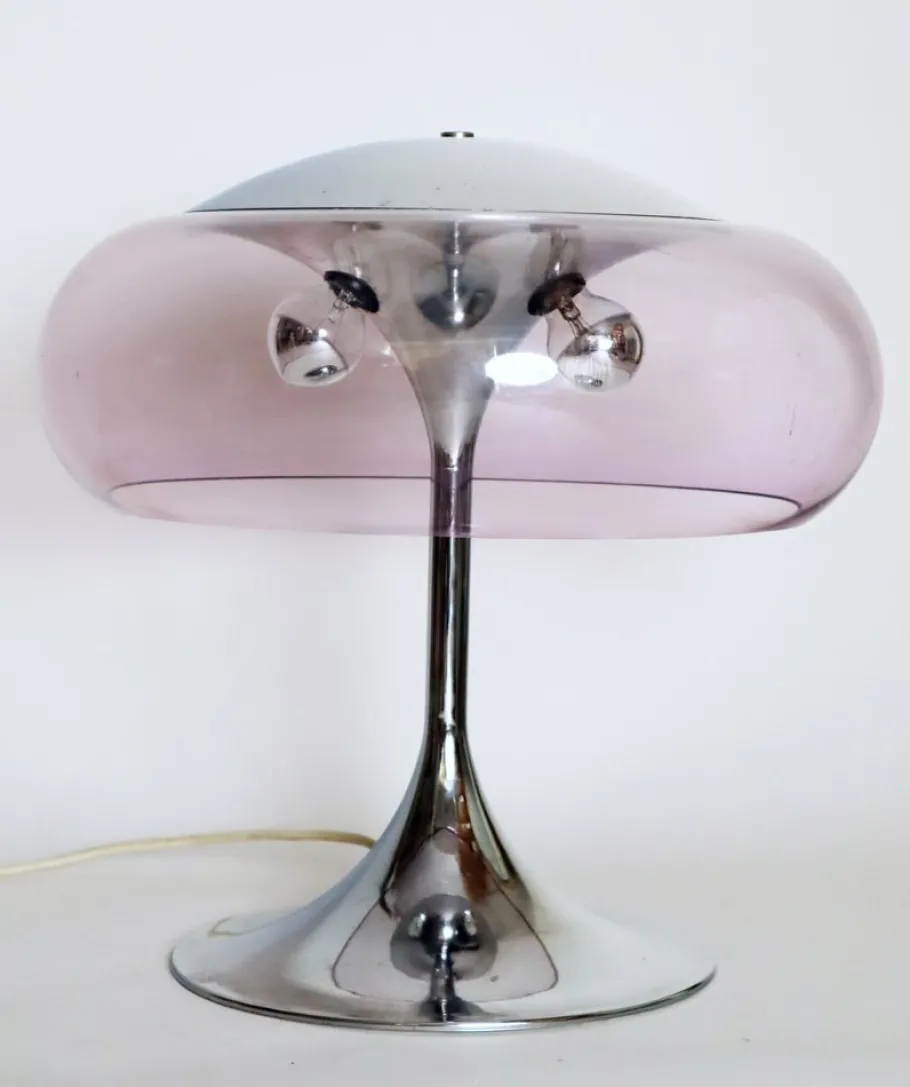 Discount Pamono Space Age Italian Mushroom Table Lamp attributed to Goffredo Reggiani, 1960s