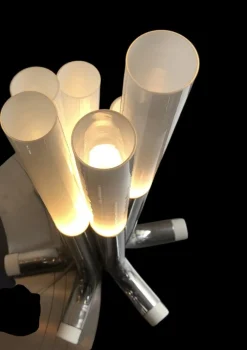 Discount Pamono Space Age Italian Skyscraper Table Lamp by Luci Milano, 1969