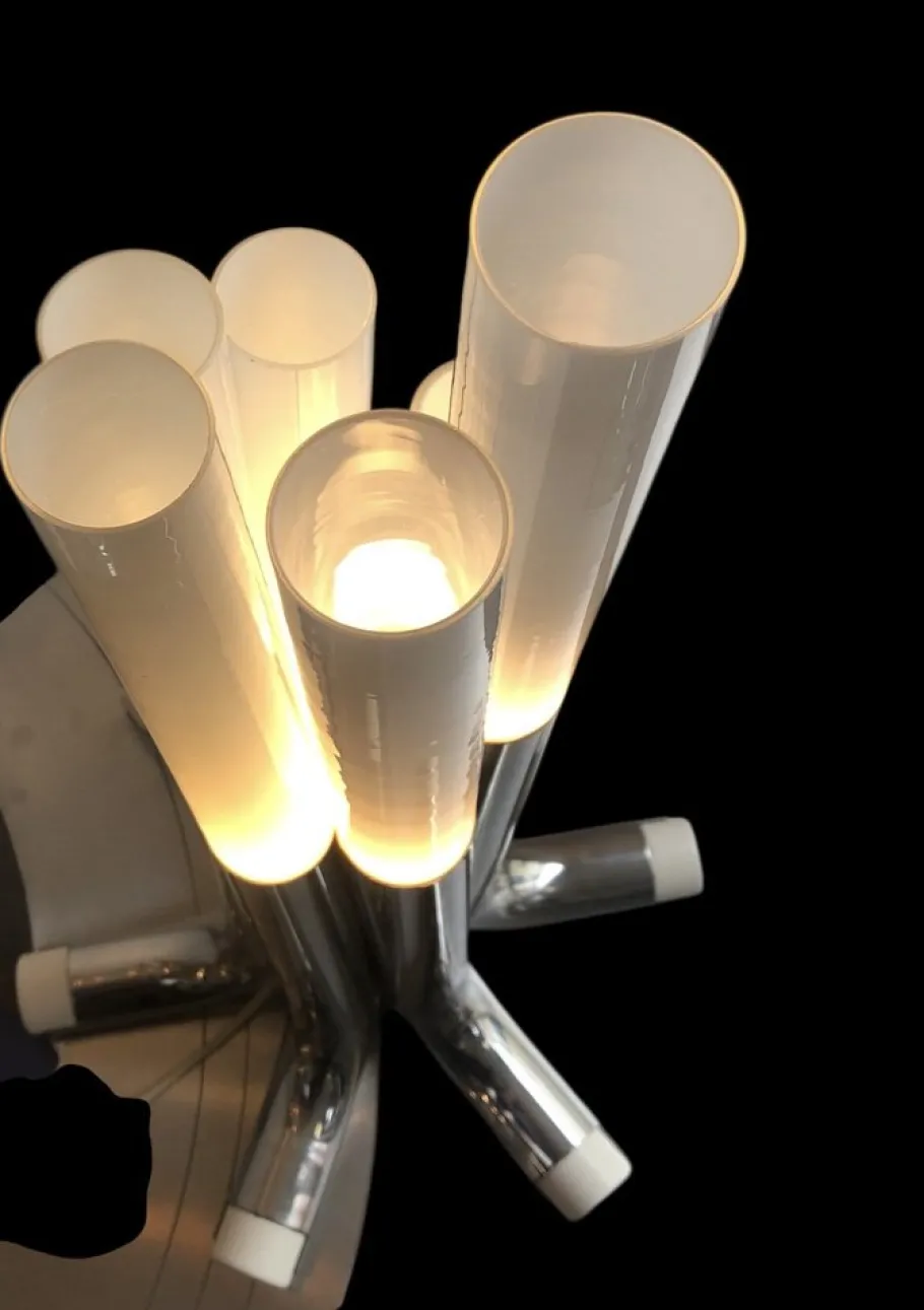 Discount Pamono Space Age Italian Skyscraper Table Lamp by Luci Milano, 1969