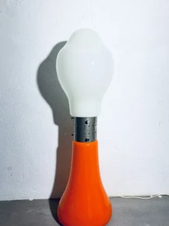 New Pamono Space Age Lipstick Floor Lamp from Mazzega, Italy