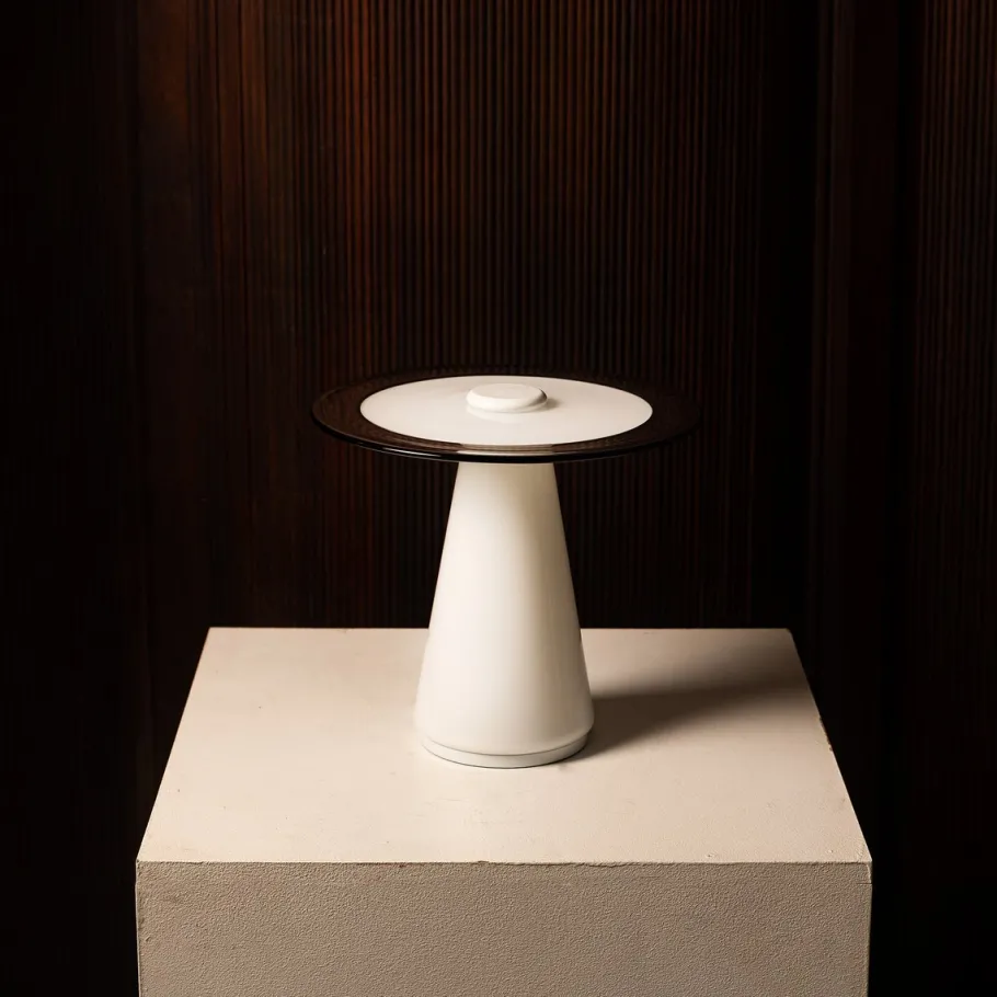 Sale Pamono Space Age Murano Glass Table Lamp, 1970s