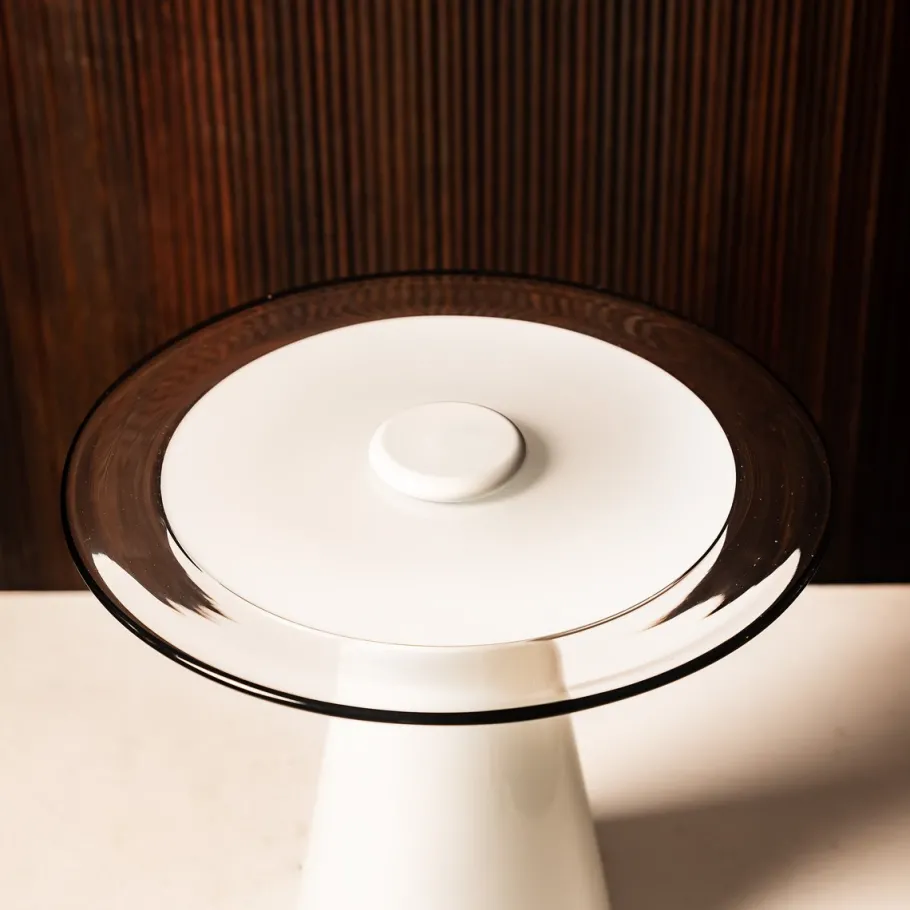 Sale Pamono Space Age Murano Glass Table Lamp, 1970s