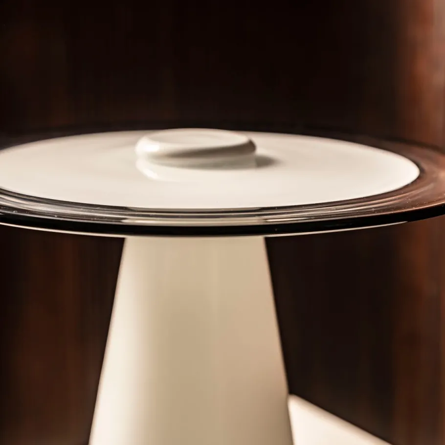 Sale Pamono Space Age Murano Glass Table Lamp, 1970s