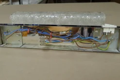 Discount Pamono Space Age Murano Ice Glass Bathroom Wall Lamp with Socket from Hillebrand Lighting, 1970s