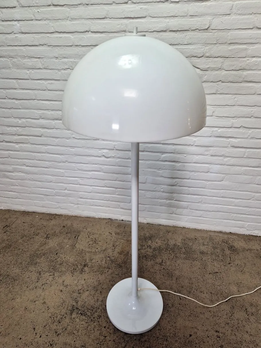 New Pamono Space Age Mushroom Floor Light by Knud Christensen, 1960s