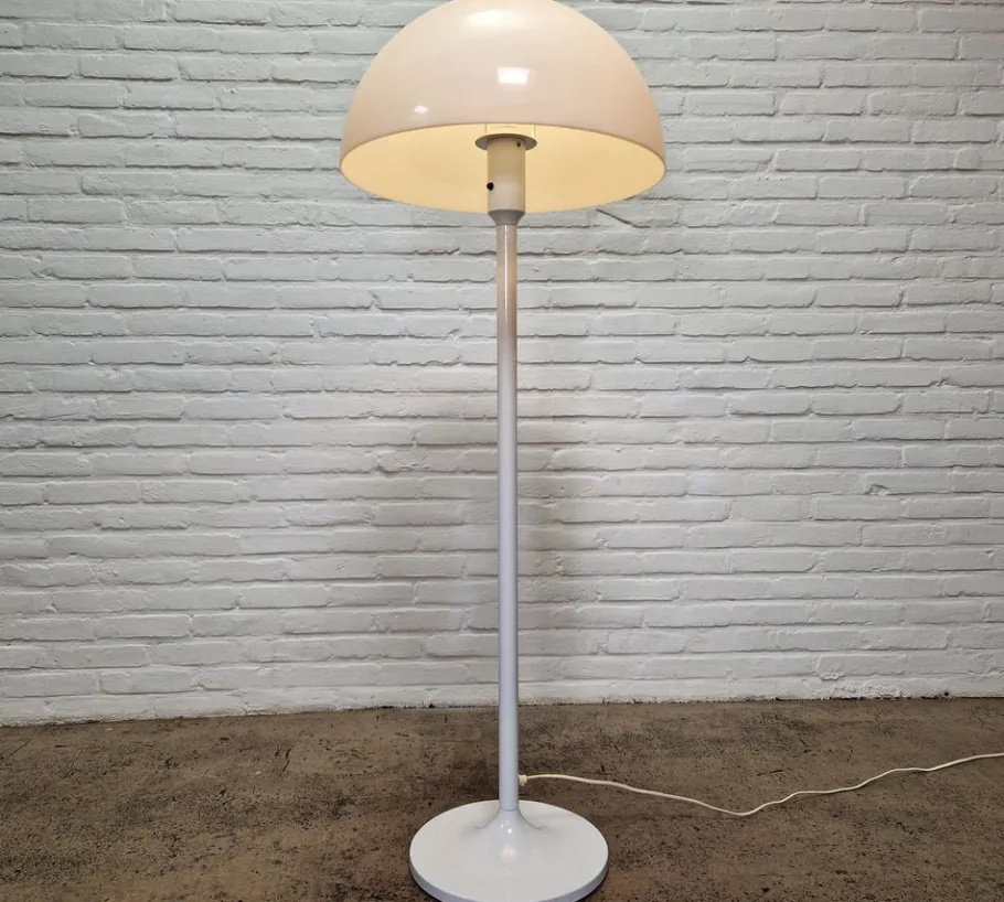 New Pamono Space Age Mushroom Floor Light by Knud Christensen, 1960s