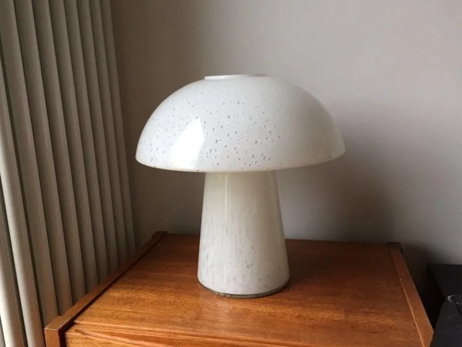 Best Pamono Space Age Mushroom Murano Glass Table Lamp from Limburg, 1970s