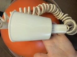 Hot Pamono Space Age Orange Ceiling Light by Sijaj Hrastnik, 1960s