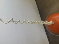 Hot Pamono Space Age Orange Ceiling Light by Sijaj Hrastnik, 1960s