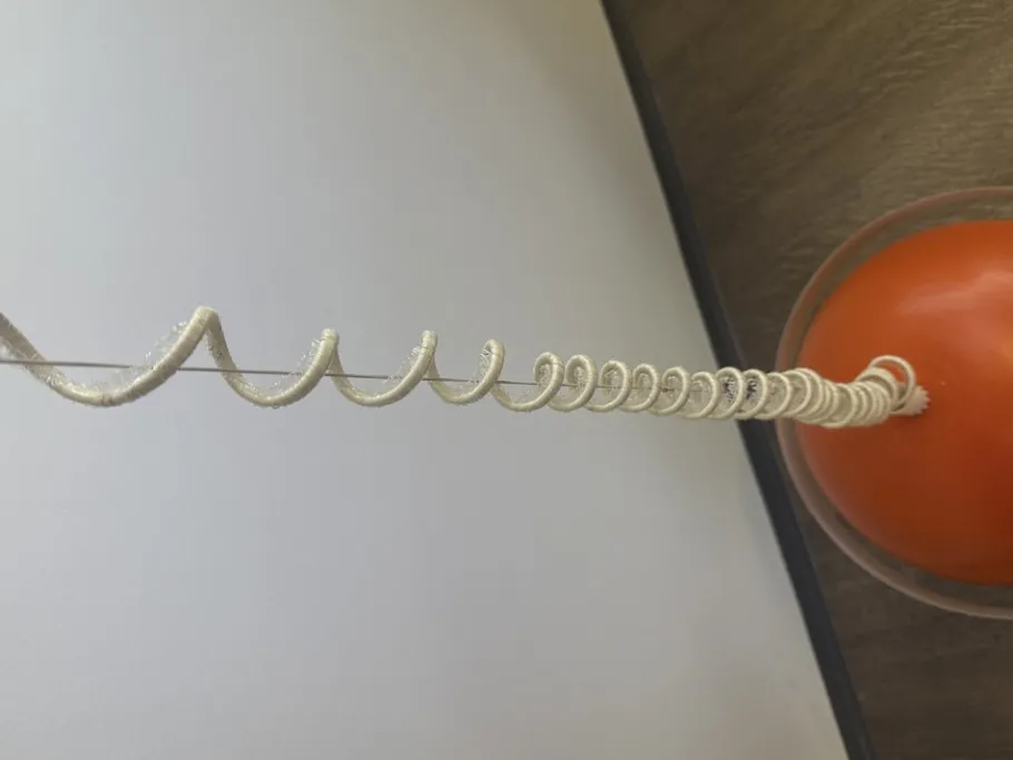 Hot Pamono Space Age Orange Ceiling Light by Sijaj Hrastnik, 1960s