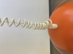 Hot Pamono Space Age Orange Ceiling Light by Sijaj Hrastnik, 1960s