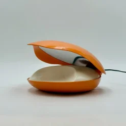 Clearance Pamono Space Age Orange Lamp Oyster by Gamma3, 1970s