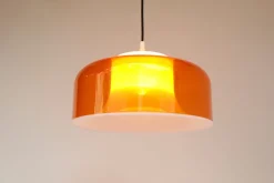 Sale Pamono Space Age Orange Pendant Lamp, 1960s
