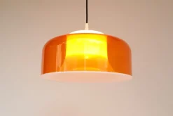 Sale Pamono Space Age Orange Pendant Lamp, 1960s