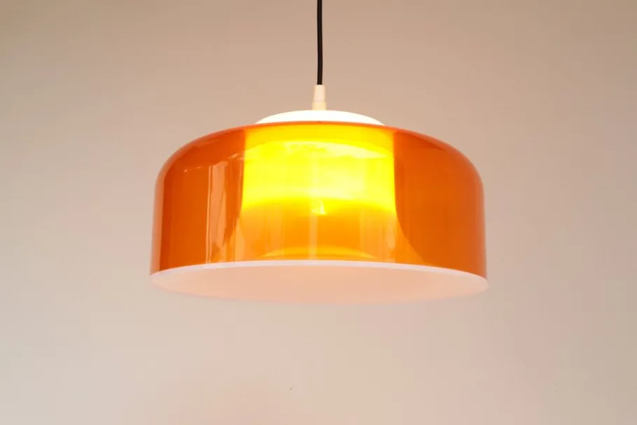 Sale Pamono Space Age Orange Pendant Lamp, 1960s