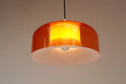 Sale Pamono Space Age Orange Pendant Lamp, 1960s