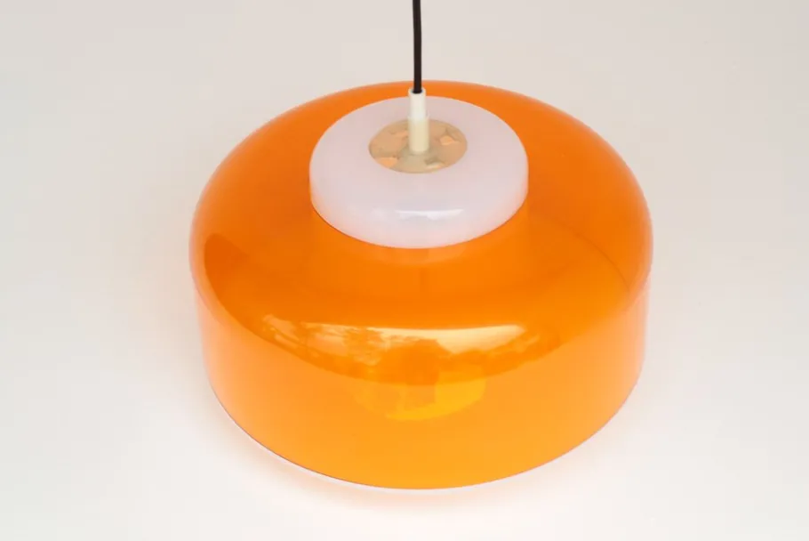 Sale Pamono Space Age Orange Pendant Lamp, 1960s
