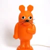 Hot Pamono Space Age Orange Plastic Mouse Table or Floor Lamp, Germany, 1970s
