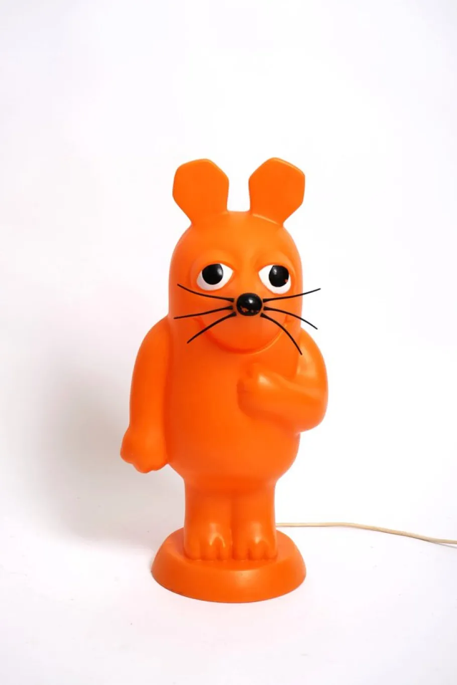 Hot Pamono Space Age Orange Plastic Mouse Table or Floor Lamp, Germany, 1970s