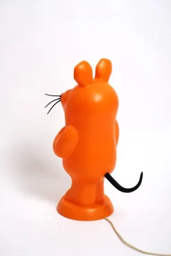 Hot Pamono Space Age Orange Plastic Mouse Table or Floor Lamp, Germany, 1970s