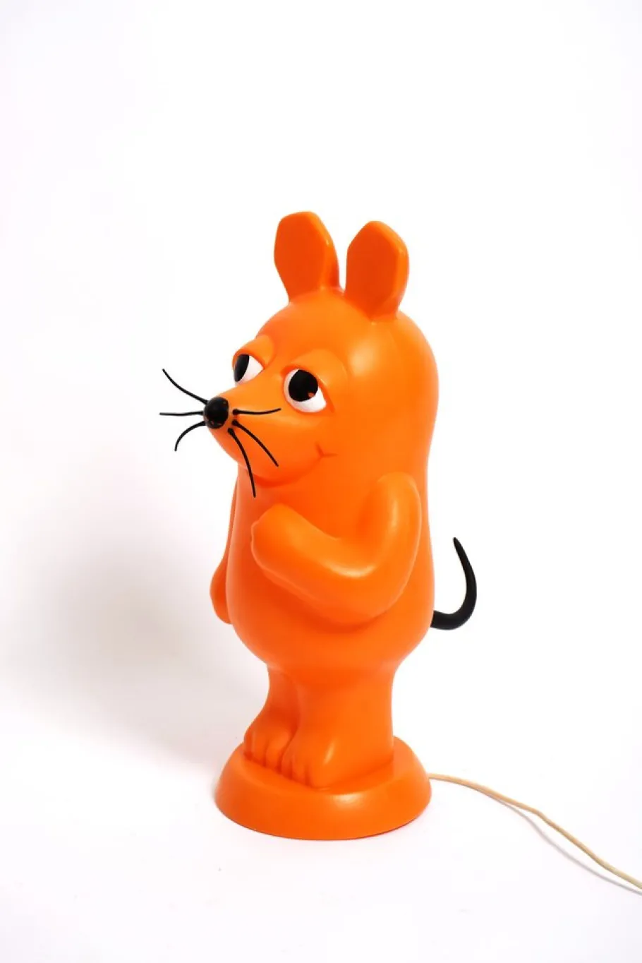 Hot Pamono Space Age Orange Plastic Mouse Table or Floor Lamp, Germany, 1970s