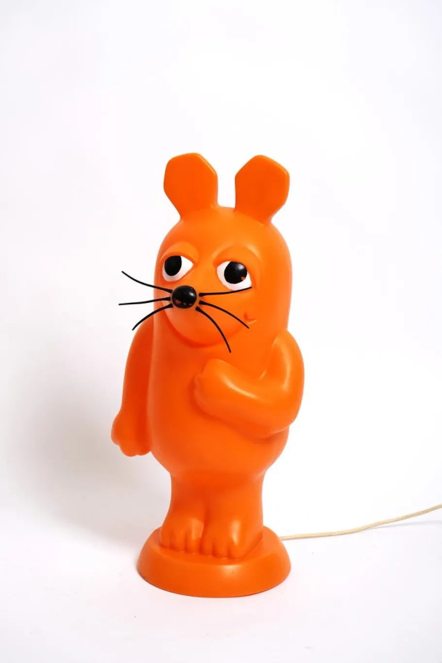 Hot Pamono Space Age Orange Plastic Mouse Table or Floor Lamp, Germany, 1970s
