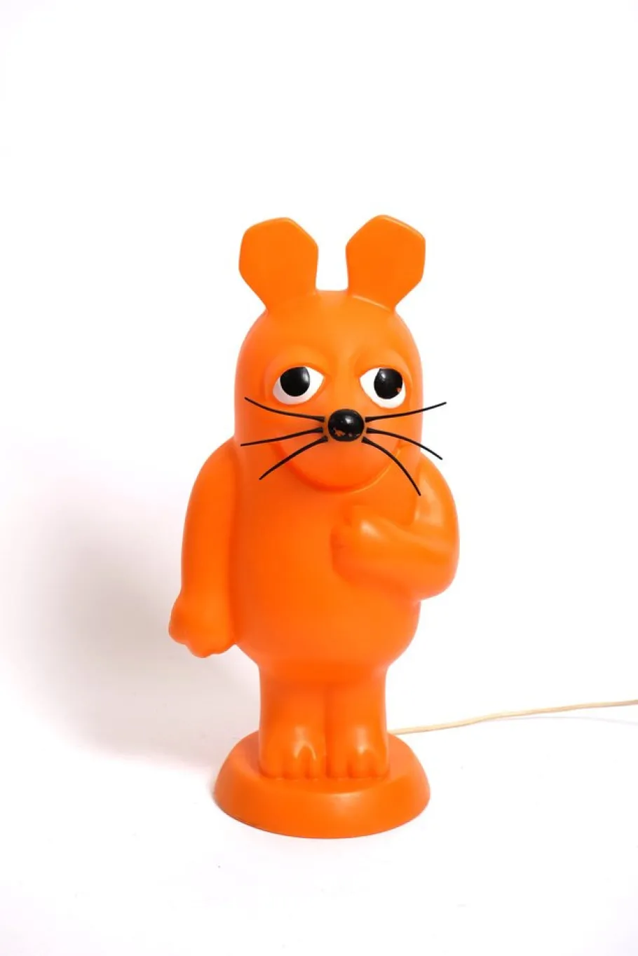 Hot Pamono Space Age Orange Plastic Mouse Table or Floor Lamp, Germany, 1970s