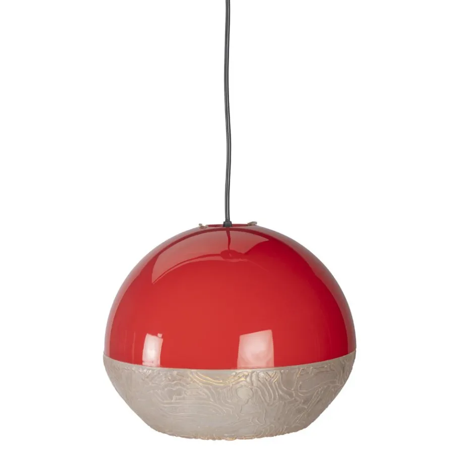 Sale Pamono Space Age Pendant Lamp in Red Plastic