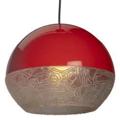 Sale Pamono Space Age Pendant Lamp in Red Plastic