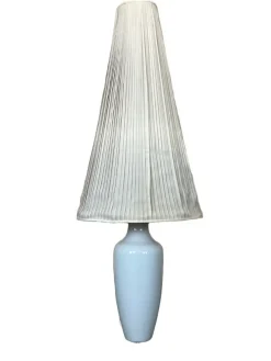 Discount Pamono Space Age Porcelain & Brass Floor Lamp from KPM, 1970s