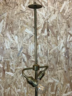 Discount Pamono Space Age Porcelain & Brass Floor Lamp from KPM, 1970s