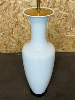 Discount Pamono Space Age Porcelain & Brass Floor Lamp from KPM, 1970s