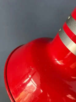 Discount Pamono Space Age Red Bucket Pendant Lamp from Ateljé Lyktan