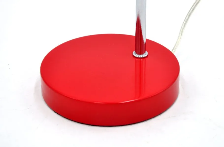 New Pamono Space Age Red Eyeball Table Lamp