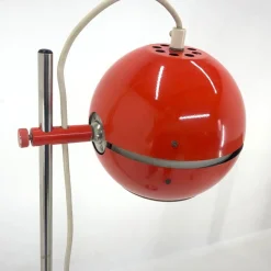 Clearance Pamono Space Age Red Floor Lamp, Germany, 1960s