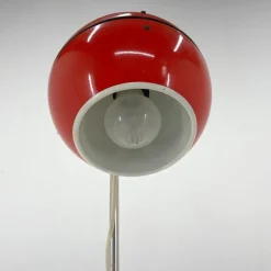 Clearance Pamono Space Age Red Floor Lamp, Germany, 1960s