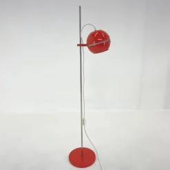 Clearance Pamono Space Age Red Floor Lamp, Germany, 1960s