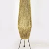Best Pamono Space Age Rocket Floor Lamp with a Braided String, Former Czechoslovakia, 1960s