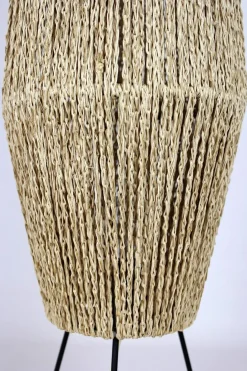 Best Pamono Space Age Rocket Floor Lamp with a Braided String, Former Czechoslovakia, 1960s