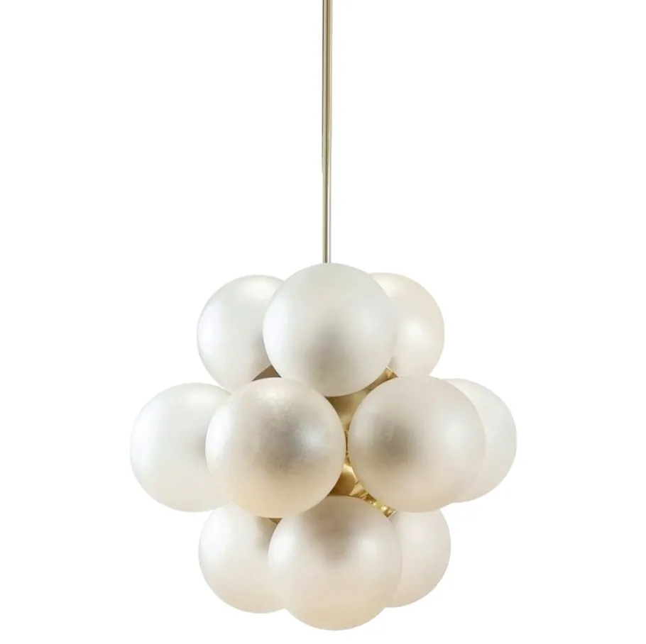 Sale Pamono Space Age Sputnik Brass & Glass Globes Ceiling Light from Kaiser Leuchten, Germany, 1960s